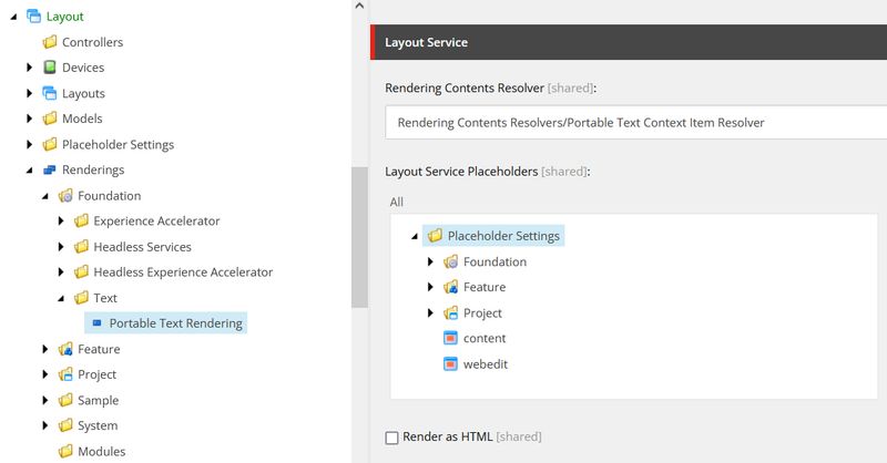 Portable Text Sitecore Rendering