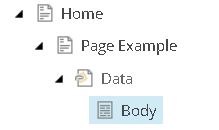 Page Example Content Tree