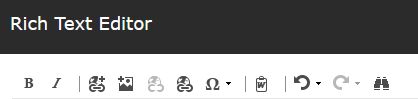 Rich Text Toolbar