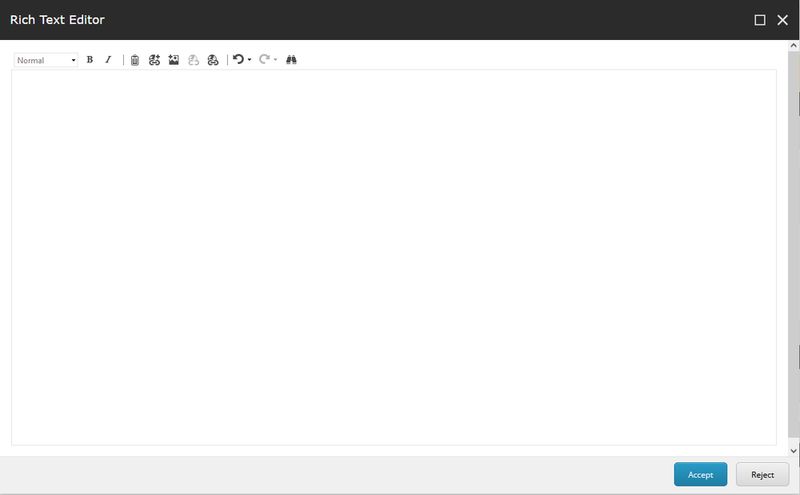 Rich Text without HTML tab