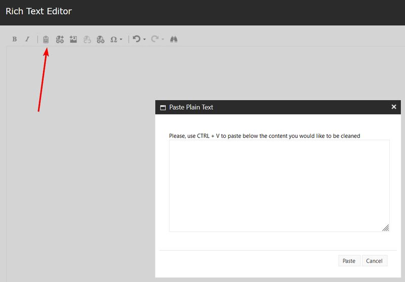Paste Plain Text